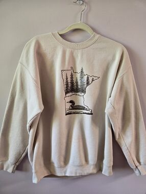 🌲 Minnesota Loon & Pine Landscape Sweatshirt 🌲